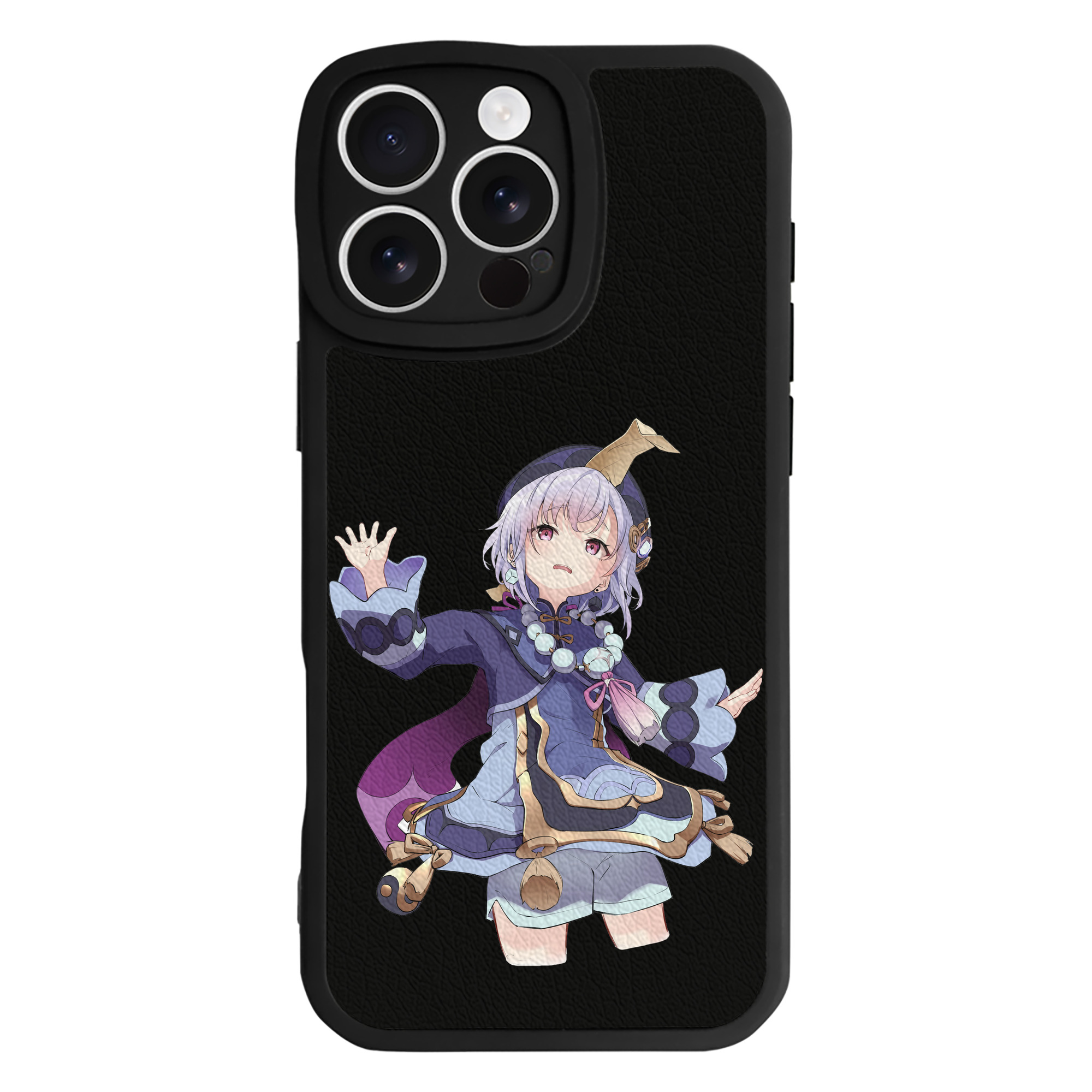 げんし神 七七 なな  genshin Nana 【iPhone 16シリーズ対応】シリコンスマホケース（レザー調） 材質：シリコン